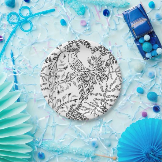 Vuurvogel Papieren Bordje (Feest)