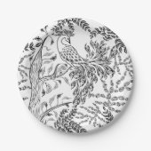 Vuurvogel Papieren Bordje (Voorkant)