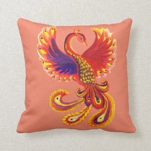 Vuurvogel Phoenix Kussen