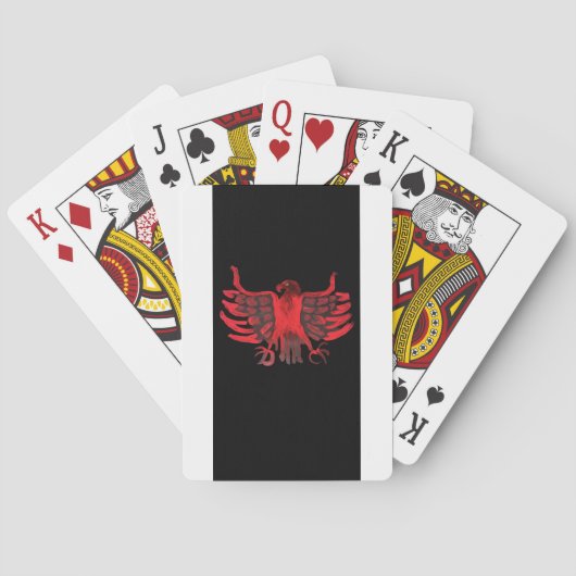 Vuurvogel Pokerkaarten (Achterkant)