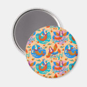 Vuurvogels en zeemachtigen magneet (Voorkant / Achterkant)