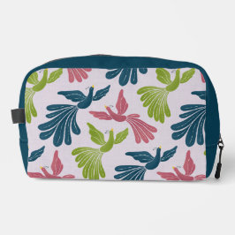 Vuurvogels in mid-century modern stijl toilettasje