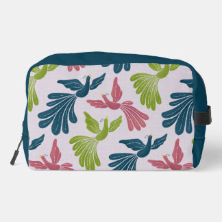 Vuurvogels in mid-century modern stijl toilettasje