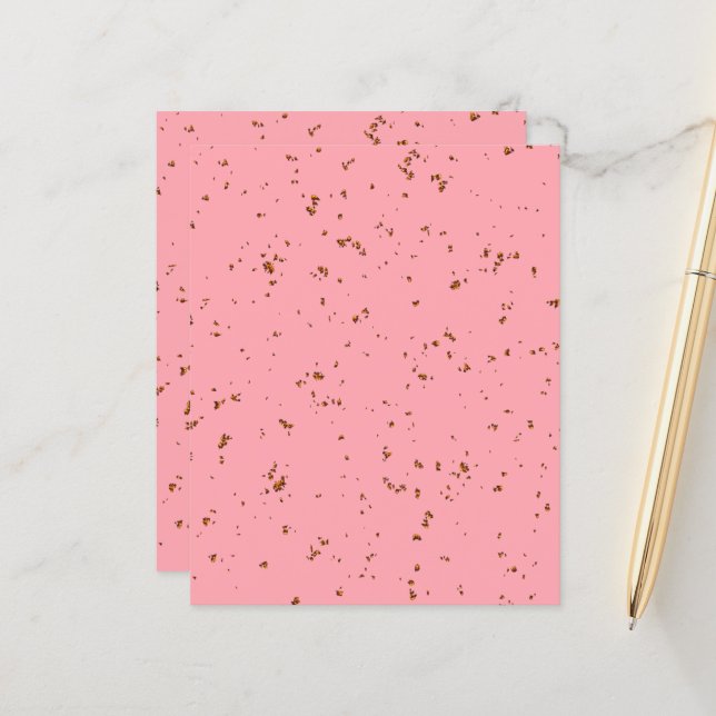 Vuurvonken bedekken je foto Blush Pink (Voorkant / Achterkant in situ)