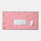 Vuurvonken bedekken je foto Blush Pink Bureaumat (Keyboard & Muis)