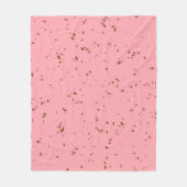 Vuurvonken bedekken je foto Blush Pink Fleece Deken (Voorkant)