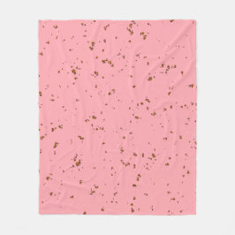 Vuurvonken bedekken je foto Blush Pink Fleece Deken