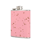 Vuurvonken bedekken je foto Blush Pink Heupfles (Links)