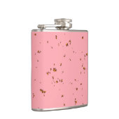 Vuurvonken bedekken je foto Blush Pink Heupfles (Rechts)