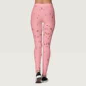 Vuurvonken bedekken je foto Blush Pink Leggings (Achterkant)