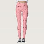 Vuurvonken bedekken je foto Blush Pink Leggings (Voorkant)