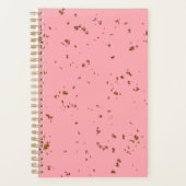 Vuurvonken bedekken je foto Blush Pink Planner (Voorkant)