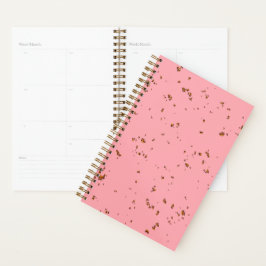 Vuurvonken bedekken je foto Blush Pink Planner