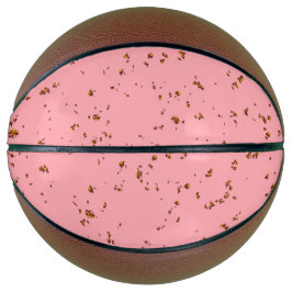 Vuurvonken bedekken uw foto blauw roze basketbal