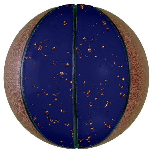 Vuurvonken bedekken uw foto Bonfire Assen Blauw Basketbal (Verticaal)