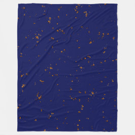 Vuurvonken bedekken uw foto Bonfire Assen Blauw Fleece Deken