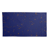 Vuurvonken bedekken uw foto Bonfire Assen Blauw Kussensloop (Achterkant-Rechts)