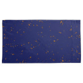 Vuurvonken bedekken uw foto Bonfire Assen Blauw Kussensloop (Voorkant-Rechts)