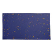 Vuurvonken bedekken uw foto Bonfire Assen Blauw Kussensloop (Achterkant-Links)