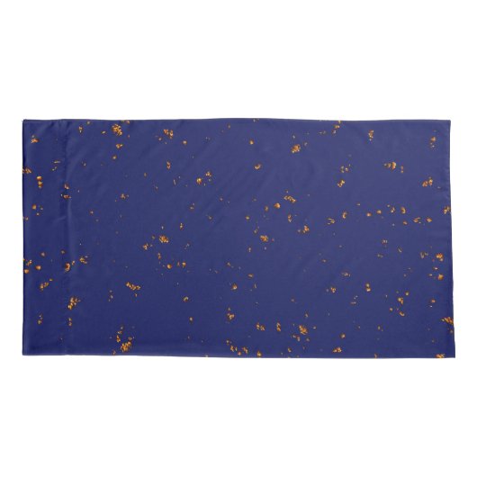 Vuurvonken bedekken uw foto Bonfire Assen Blauw Kussensloop (Achterkant-Links)