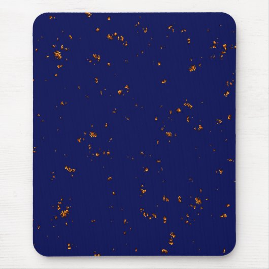 Vuurvonken bedekken uw foto Bonfire Assen Blauw Muismat (Voorkant)