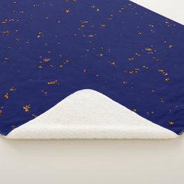 Vuurvonken bedekken uw foto Bonfire Assen Blauw Sherpa Deken