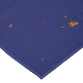 Vuurvonken bedekken uw foto Bonfire Assen Blauw Tafelkleed (Gekanteld)