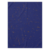 Vuurvonken bedekken uw foto Bonfire Assen Blauw Tafelkleed (Voorkant)