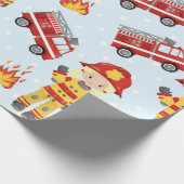 Vuurvormig patroonpapier cadeaupapier (Hoek)