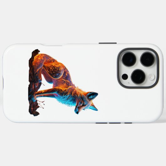 vuurvorstvos Case-Mate iPhone case (Achterkant (horizontaal))