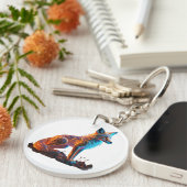 vuurvorstvos sleutelhanger (Voorkant Rechts)