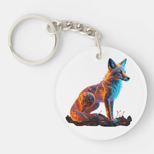 vuurvorstvos sleutelhanger (Voorkant)