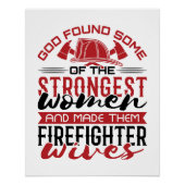 Vuurvrouw God vond de sterkste vrouwen Perfect Poster (Voorkant)