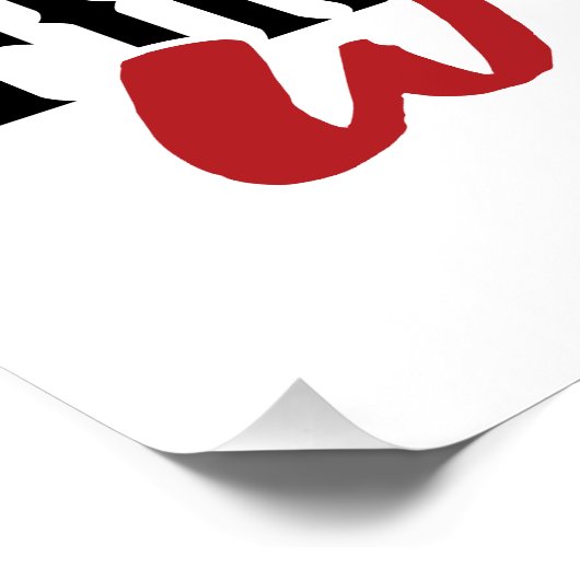 Vuurvrouw God vond de sterkste vrouwen Perfect Poster (Hoek)