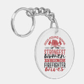 Vuurvrouw God vond de sterkste vrouwen Sleutelhanger (Voorkant Links)