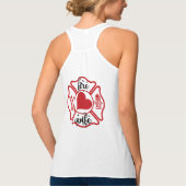 VUURVROUW MET MALTEES KRUIS [17] TANKTOP (Achterkant)