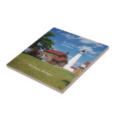 Vuurvuurtoren van de Fort Gratiot Tegeltje (Zijkant)