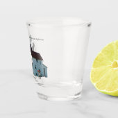 vuurvuurtoren van punt Iroquois Shot Glas (Rechts)