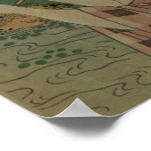 Vuurvuurvliegen, 1793 (gekleurd houtkapsel) poster (Hoek)