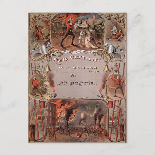  vuurwapencertificaat briefkaart (Voorkant)