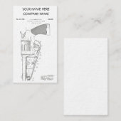 Vuurwapengehechtheid - circa 1934 visitekaartje (Voorkant / Achterkant)