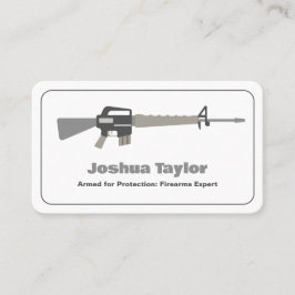 Vuurwapens Pistool Store Custom QR Visitekaartje