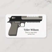 Vuurwapens Pistool Visitekaartje (Voorkant)