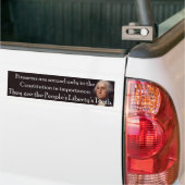 Vuurwapens: Volksliberty's Teeth, Bumpersticker (Op Truck)