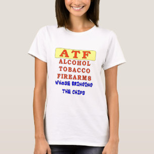 VUURWAPENS VOOR ALCOHOL EN TABAK T-SHIRT