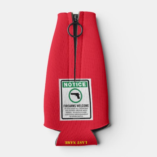 VUURWAPENS WELKOM FLESJESKOELER (Achterkant)