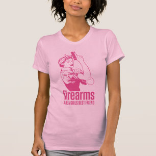 Vuurwapens zijn een meisje met de beste vrienden S T-shirt