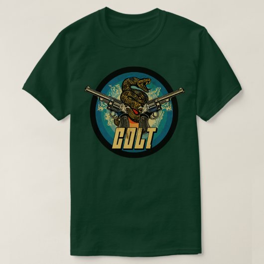  vuurwapenschild t-shirt (Design voorkant)