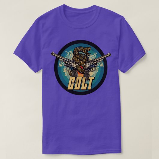 vuurwapenschild t-shirt (Design voorkant)