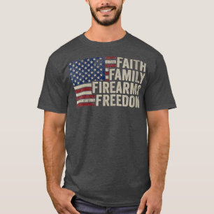 Vuurwapenvrijheids-Amerikaanse Vlaamse Vrij vrouwe T-shirt